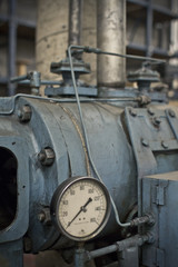 Fototapeta premium Old Rustic Machine With Meter