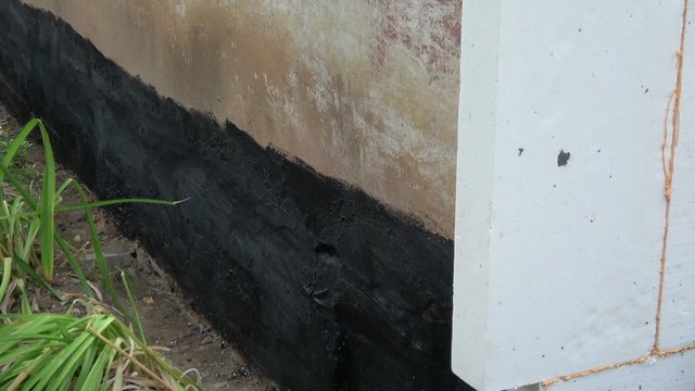 Waterproofing old apartment house foundation