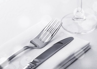 Table Setting with Fork and Knife