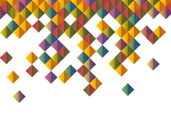 graphic pattern with colored squares