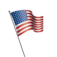 USA Flag isolated