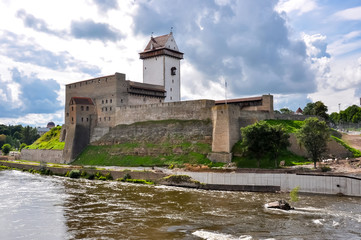 Fototapeta na wymiar Hermann castle (Narva fortress) in Estonia