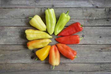 color spectrum of pepper