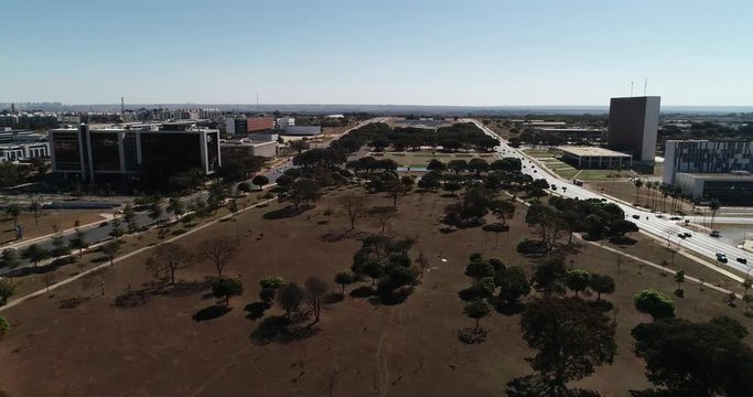 Vista a&eacute;rea da Pra&ccedil;a do Buriti, Bras&iacute;lia