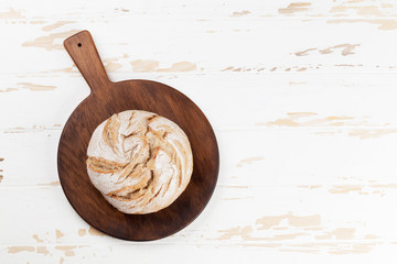 Homemade crusty bread