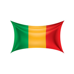 Mali flag. Vector