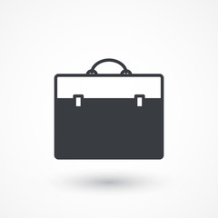 Briefcase icon. Hand baggage sign. Businessman case icon. Diplomat symbol