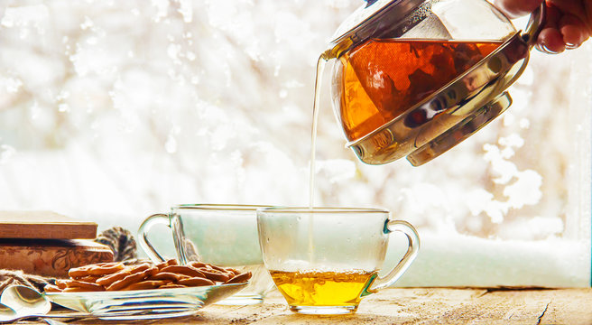 A cup of tea. Comfort.