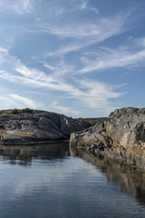 Bohuslan in Sweden in summer