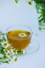 Tea with chamomile.