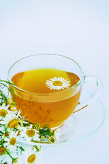 Tea with chamomile.