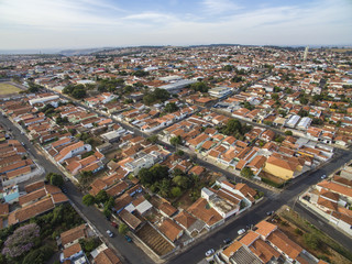 Fototapeta na wymiar Small cities in South America, Botucatu in São Paulo, Brazil 