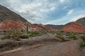 Mountains and landscape of Purmamarca - Purmamarca, Jujuy, Argentina
