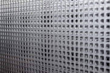 Perforated metal plate steel sheets with grid pattern with abstract grid pattern for industrial processing
