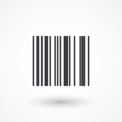 Bar Code vector icon. Digital price label sign. Shopping symbol
