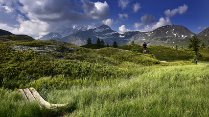 Simplonpass, Alpen, Sweiz