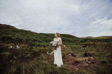 With nature in love, Styles wedding shoot