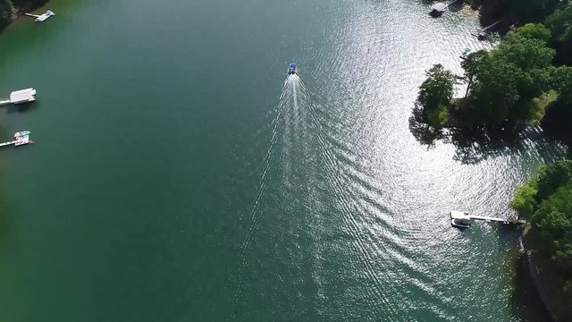 Aerial Video of Lake Chatuge