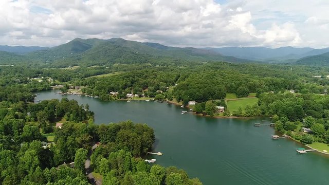 Aerial Video of Lake Chatuge