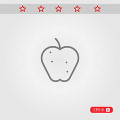 apple vector icon