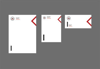Envelope Layout Set with Geometric Elements 