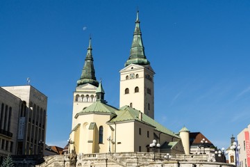 Fototapeta na wymiar Zilina Town center. Slovakia