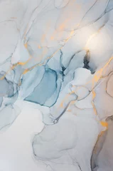 Tinte, Farbe, abstrakt. Nahaufnahme des Gemäldes. Bunter abstrakter Malereihintergrund. Stark strukturierte Ölfarbe. Hochwertige Details. Moderne abstrakte Malerei der Alkoholtinte, moderne zeitgenössische Kunst. © Mari Dein