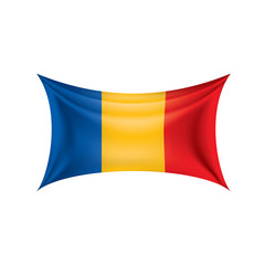 Chad flag, vector illustration