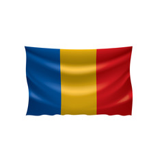 Chad flag, vector illustration