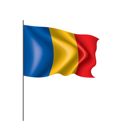 Chad flag, vector illustration