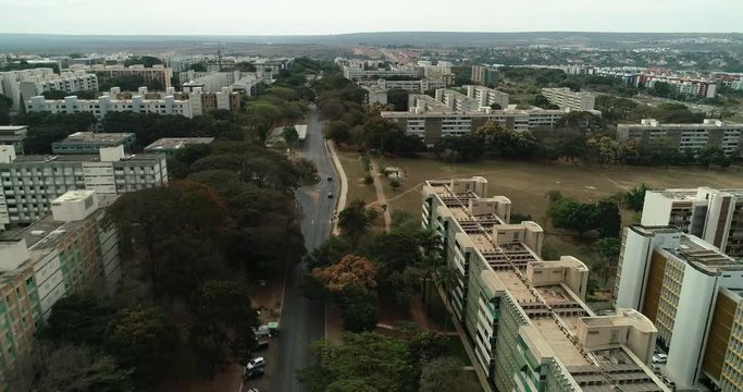 Vista &aacute;erea das quadras da Asa Norte, Bras&iacute;lia