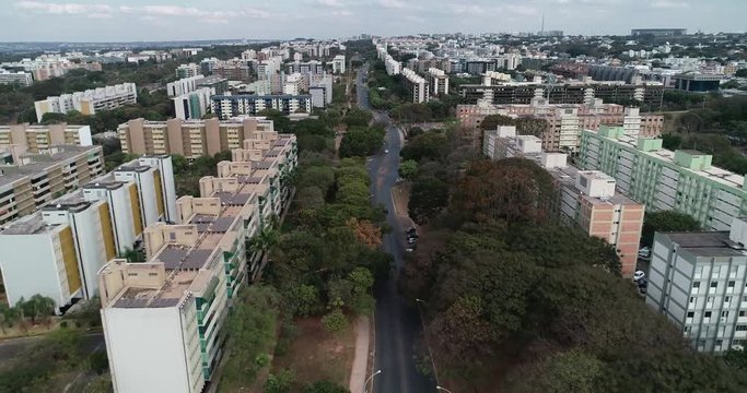 Vista &aacute;erea das quadras da Asa Norte, Bras&iacute;lia