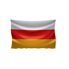 South Ossetia flag, vector illustration