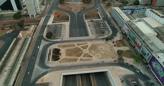 Vista a&eacute;rea da Rodovi&aacute;ria do Plano Piloto, Bras&iacute;lia