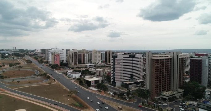 Vista a&eacute;rea do Setor Comercial Norte, Bras&iacute;lia