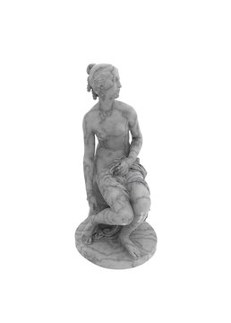 3d illustration of statue