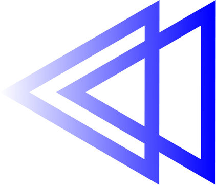 The triangle logo is parallel