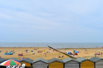 Minnis bay Windsurfing club. Birchington, Kent, UK, August, 2018
