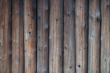 Old log wall