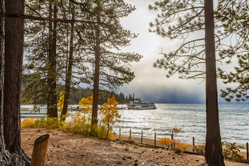 First Storm of Autumn Descends on Lake Tahoe, California