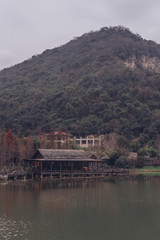 Traditional Chinese House by a Lake in Hangzhou, China