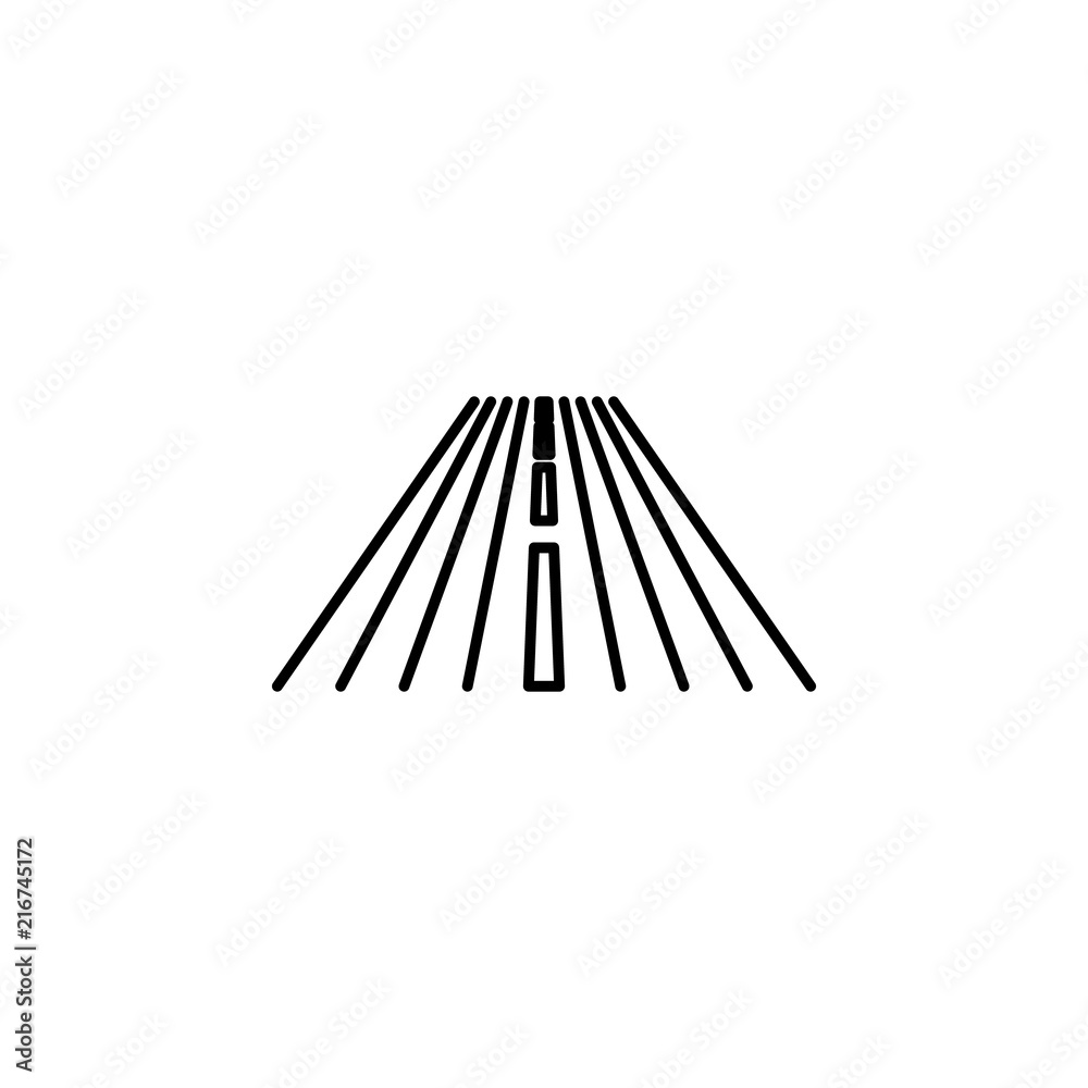Poster circuit icon. element of motor sport icon for mobile concept and web apps. thin line circuit icon ca