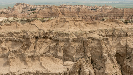 Detail of Badlands Rock Formations
