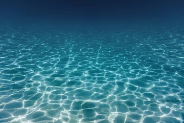 Zelfklevend Fotobehang Sandy sea bottom Underwater background © allexxandarx