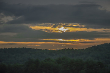 Beautiful sunsets driving through Vermont