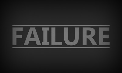 Fototapeta premium Failure