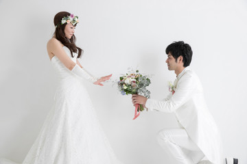 ブーケを断る新婦