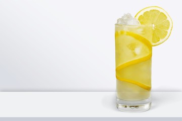 set of cocktails soft and long-drinks ind