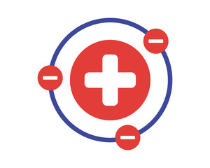 Obraz premium circle positive symbol