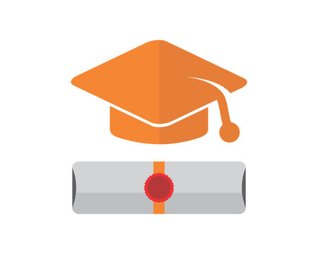 graduation charter academy scholar graduate university success image vector icon logo